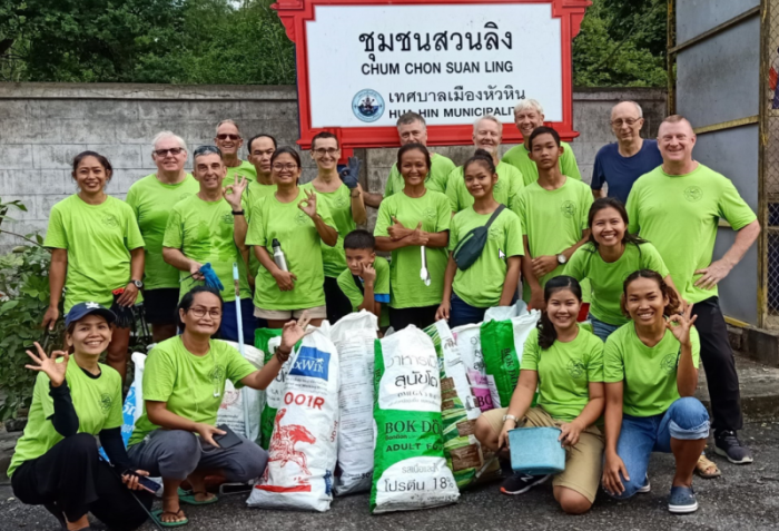Neben den „Trash Heroes” engagiert sich auch der freiwillige Zusammenschluss „Clean Hua Hin“ für die Umwelt im königlichen Seebad. Foto: Clean Hua Hin