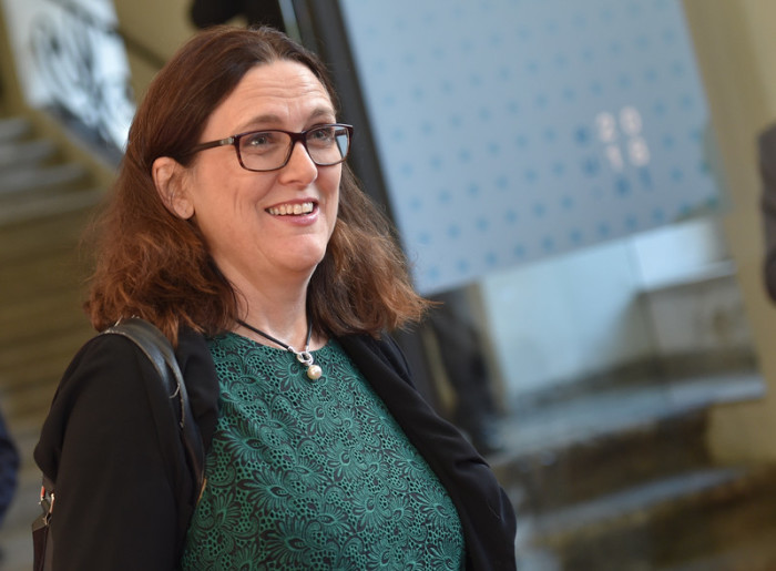 EU-Handelskommisssarin Cecilia Malmström. Foto: epa/Angelika Warmuth