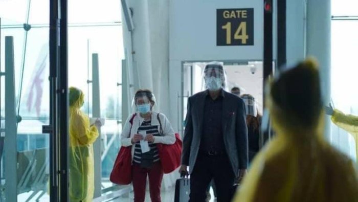 Ankunft der ersten internationalen Touristen seit dem Ausbruch der Covid-19-Krise am Phuket International Airport. Bild: Airports of Thailand
