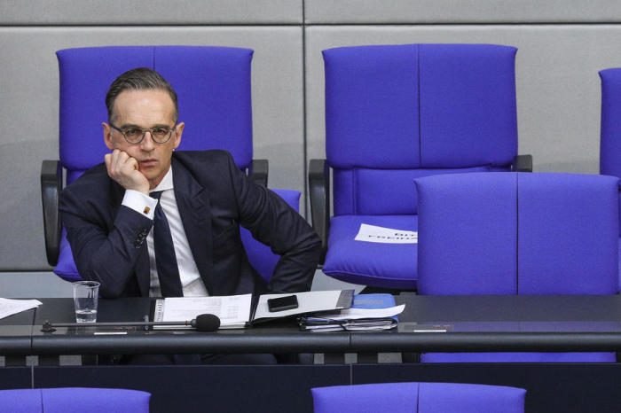 German Minister of Foreign Affairs, Heiko Maas during a session about the European Core Values initiativeat the Bundestag Foto: epa/Omer Messinger