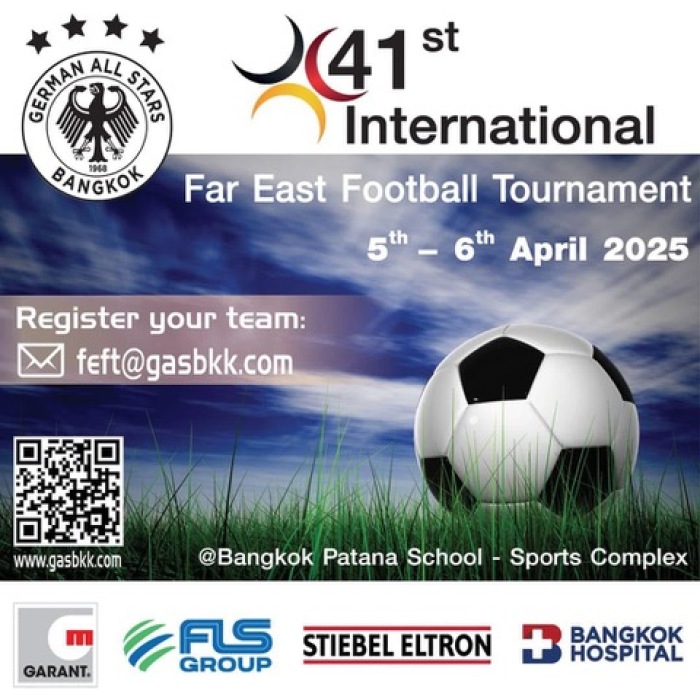 Das 41. International Far East Football Tournament in Bangkok bringt 2025 wieder Mannschaften aus der ganzen Welt zusammen. Foto: Veranstalter