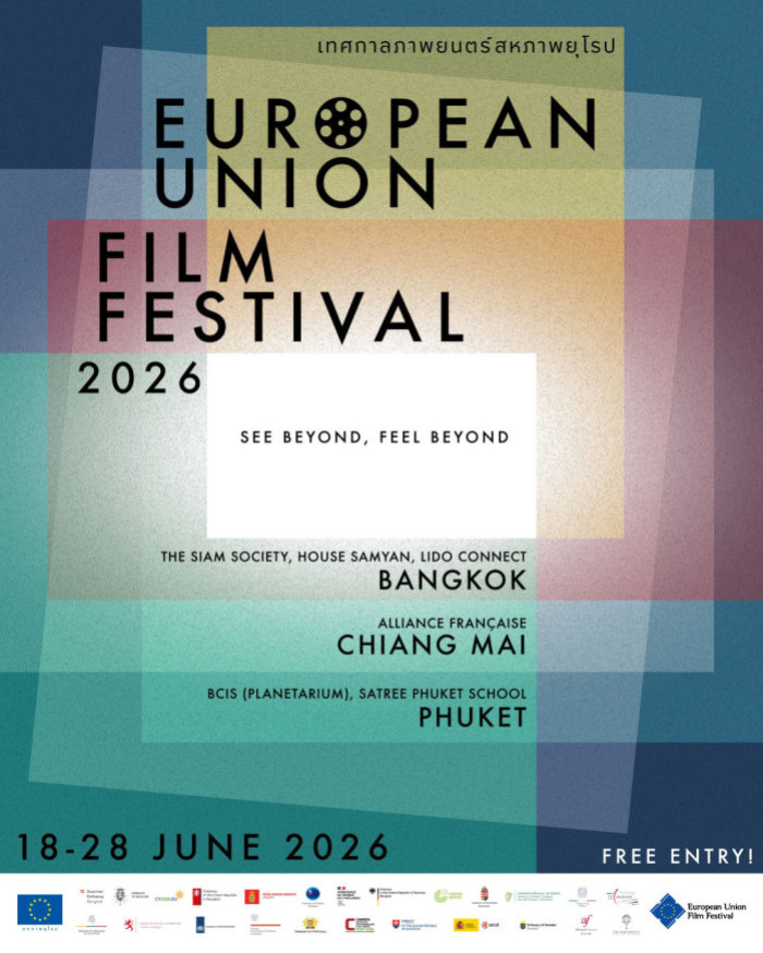 Das European Union Film Festival 2026 zeigt vom 18. bis 28. Juni insgesamt 21 Filme aus 19 europäischen Ländern an mehreren Spielorten in Thailand. Foto: Delegation Of The European Union To Thailand
