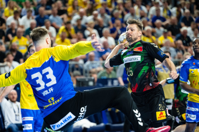 Handball, Champions League, SC Magdeburg - KS Kielce, Finalrunde, Final Four, Finale, Lanxess Arena. Foto: Marius Becker/dpa