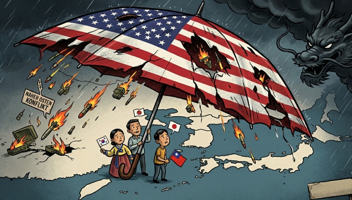 USA gebunden: Konflikte im Nahen Osten schwächen ihre Präsenz in Asien. Chinas Einfluss wächst. Foto: Der Farang (ai)