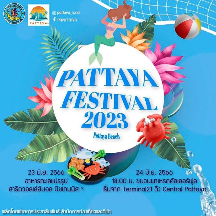 Pattaya Festival mit bunter Parade