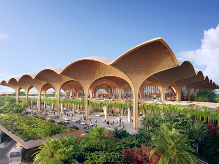 Techo Takhmao International Airport: Ein modernes Bauprojekt mit umweltfreundlichem Design, realisiert von Foster + Partners. Foto: Foster + Partners