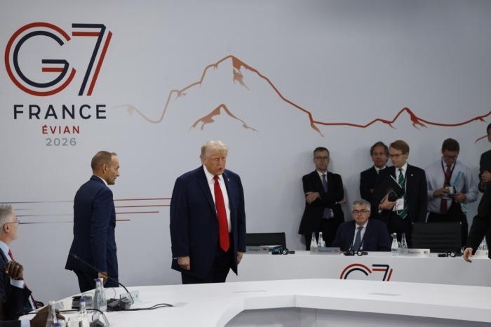Frankreich richtet den G7-Gipfel in Évian-les-Bains aus. Foto: epa/Yoan Valat