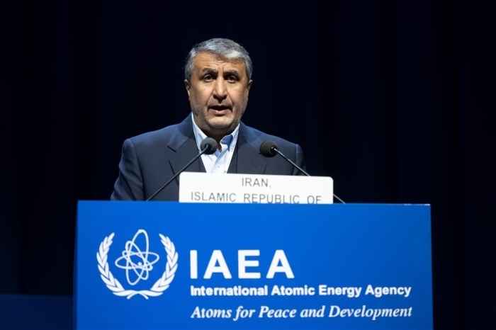 Mohammad Eslami, Leiter der Atomenergieorganisation der Islamischen Republik Iran. Foto: epa/Christian Bruna