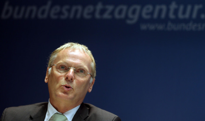  Der Chef der Bundesnetzagentur, Jochen Homann. Foto: epa/Oliver Berg