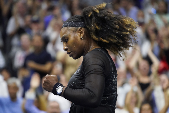 Grand Slam/WTA-Tour - US Open, Einzel, Damen, 2. Runde, Williams (USA) - Kontaveit (Estland): Serena Williams reagiert nach ihrem Sieg. Foto: John Minchillo