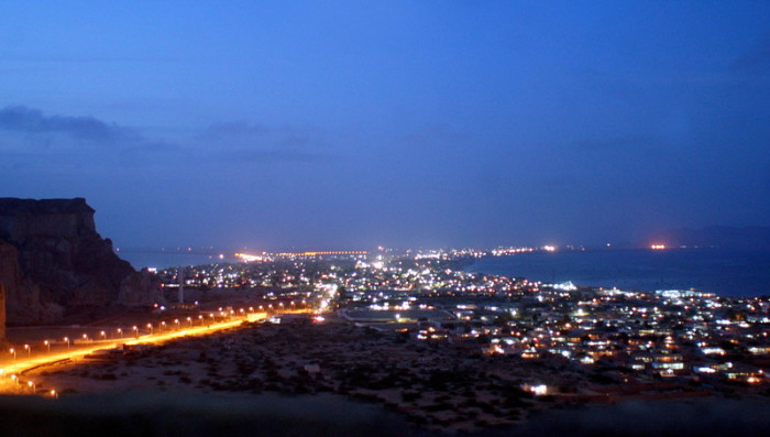  Die pakistanische Küstenstadt Gwadar überstand das Beben schadlos.. Foto: epa/Nadeem Khawer