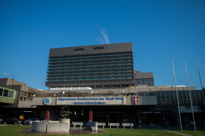 An exterior view of the Vienna General Hospital (in German: Allgemeines Krankenhaus der Stadt Wien, or AKH), in Vienna. Photo: epa/ CHRISTIAN BRUNA