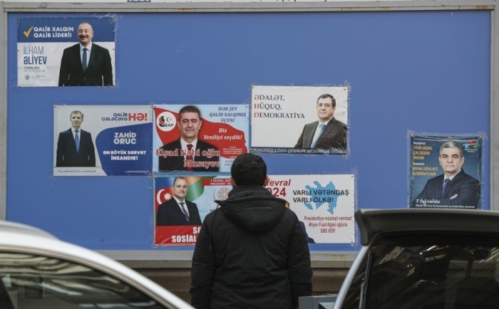 In Aserbaidschan laufen die Vorbereitungen für die Präsidentschaftswahlen. Foto: epa/Roman Ismayilov