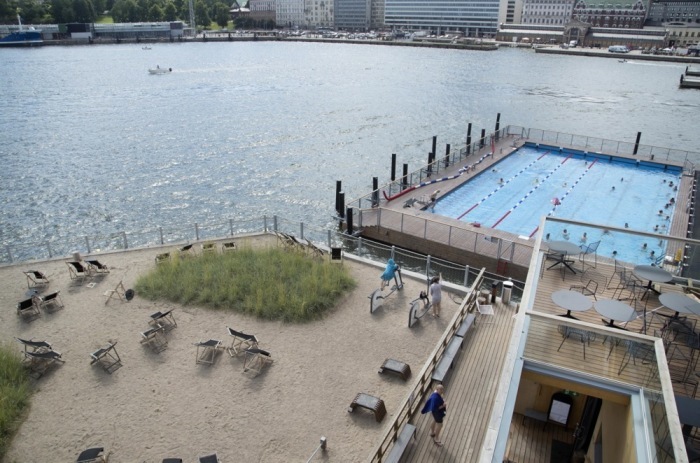 Alltagsleben in Helsinki vor dem Gipfeltreffen zwischen Donald Trump und Wladimir Putin am 16. Juli 2018. Foto: epa/Mauri Ratilainen