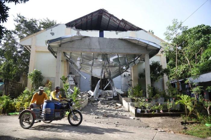 Folgen des Erdbebens in Ilocos Norte. Foto: epa/Bernie Sipin De La Cruz