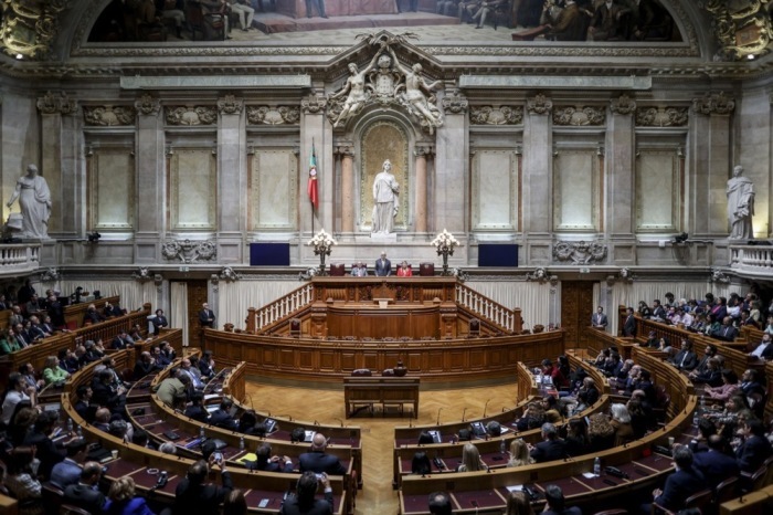 Wahlen zum Präsidenten des portugiesischen Parlaments in Lissabon. Foto: epa/Filipe Amorim