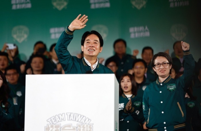 Der DPP-Kandidat William Lai gewinnt die Präsidentschaftswahlen in Taiwan. Foto: epa/Daniel Ceng