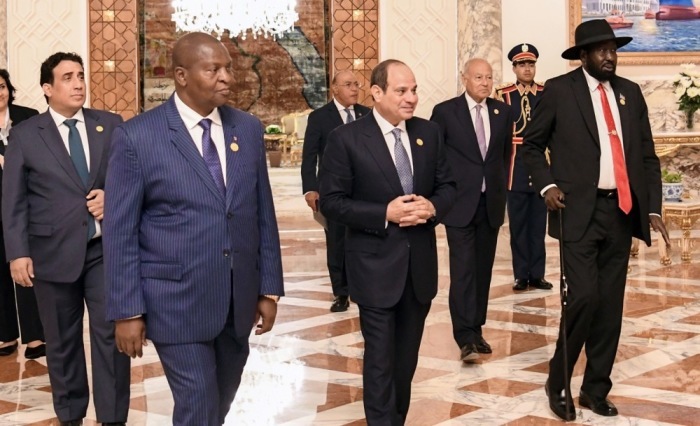 Agypten initiiert ein Treffen, um eine Lösung des Sudan-Konflikts zu diskutieren. Foto: epa/Egyptian Presidency