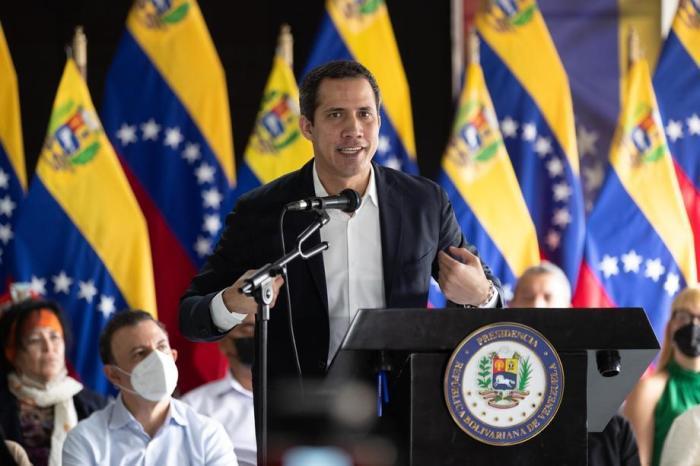 Der venezolanische Gegner Juan Guaido. Foto: epa/Rayner Pena R.