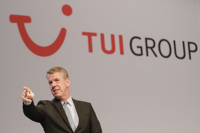  Friedrich Peter Joussen, Vorstandsvorsitzender der TUI. Foto: epa/Carsten Koall