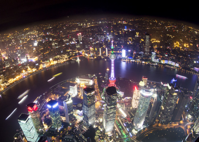  Die chinesische Wirtschaftsmetropole Shanghai. Foto: epa/Mike Nelson