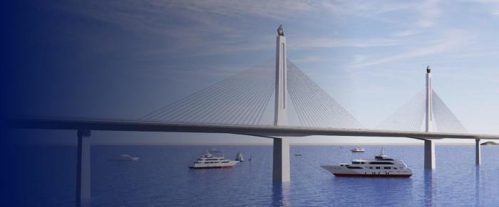 Die geplante Brücke nach Koh Samui soll ab 2033 den Verkehr sowie die Infrastrukturversorgung der Insel verbessern. Bild: EXAT