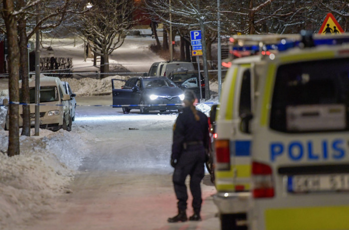Schussverletzung in Kista, nordwestlich von Stockholm. Archivfoto: epa/JESSICA GOW