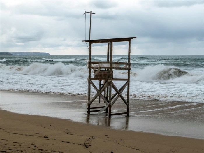 Stürmisches Wetter auf Mallorca. Foto: epa/Cati Cladera