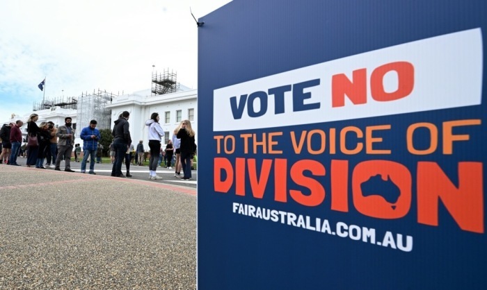 Referendum in Australien für indigene Stimmen im Parlament. Foto: epa/Lukas Coch Australien Und Neuseeland Out