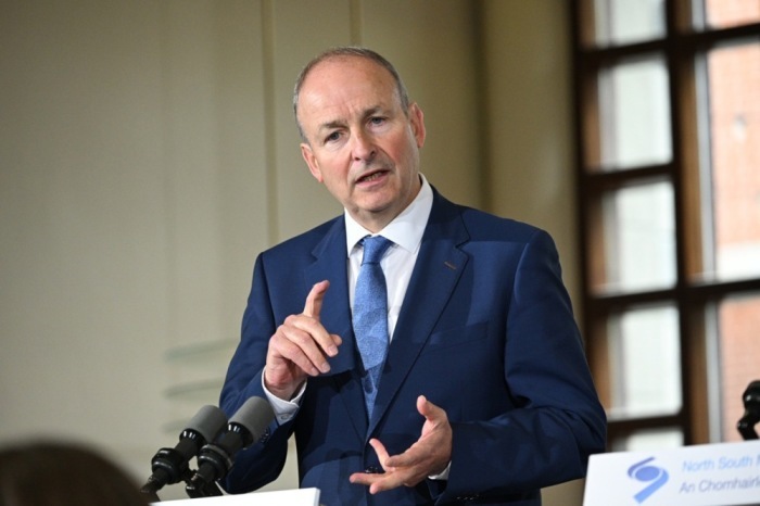 Der irische Ministerpräsident Micheal Martin in Dublin. Foto: epa/Clodagh Kilcoyne