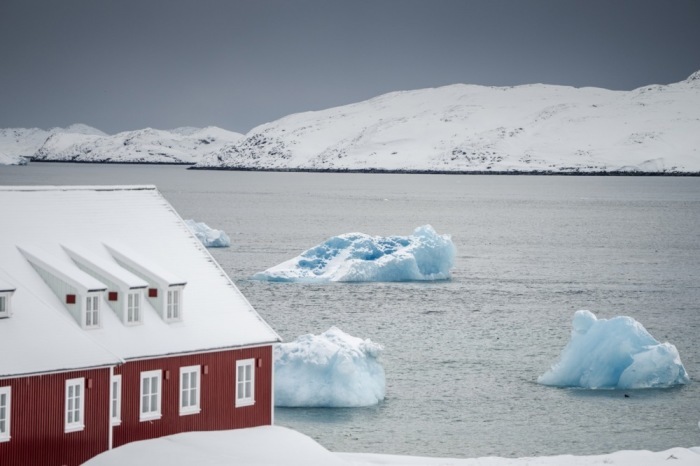 Grönlands Landschaft um Nuuk. Foto: epa/Mads Claus Rasmussen DÄnemark Out