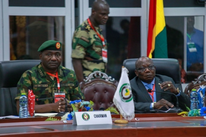 ECOWAS-Treffen der Chefs des Verteidigungsstabs. Foto: epa/Christian Thompson