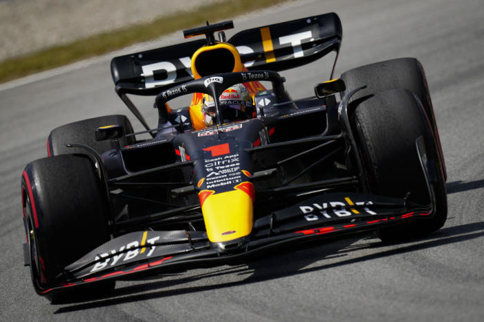 Niederländischer Formel-1-Fahrer Max Verstappen von Red Bull. Foto: epa/Enric Fontcuberta