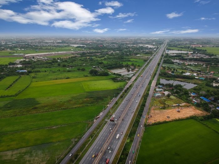 Die geplante MR10 soll als dritter Autobahnring westlich von Bangkok den Fern- und Güterverkehr entlasten. Archivbild: pkproject
