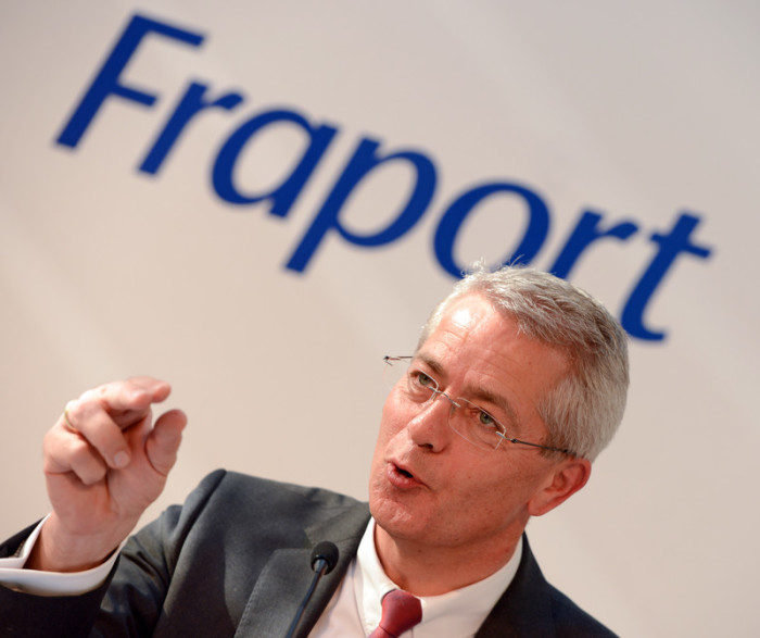  Fraport-Chef Stefan Schulte. Foto: epa/Arne Dedert