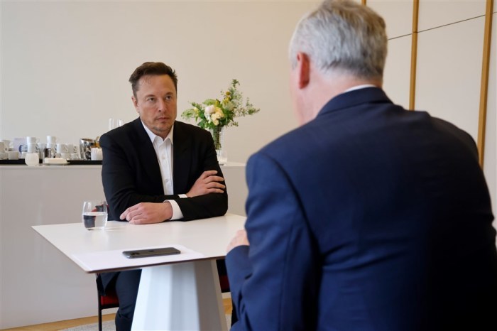 CEO des Elektroautoherstellers Tesla, Elon Musk. Foto: epa/Ludovic Marin