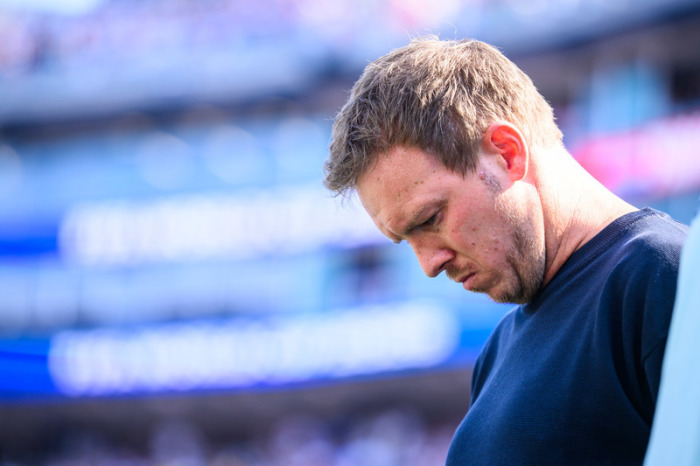 Bundestrainer Julian Nagelsmann steht vor dem WM-Sechzehntelfinale zwischen Deutschland und Paraguay im Boston-Stadion. Foto: dpa/Tom Weller