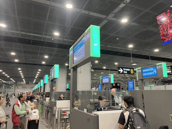 Thailands Einwanderungsbehörde hat im Zuge verschärfter Sicherheitskontrollen mehr als 30 Ausländern die Einreise verweigert. Foto: Arrival Immigration Sub-division