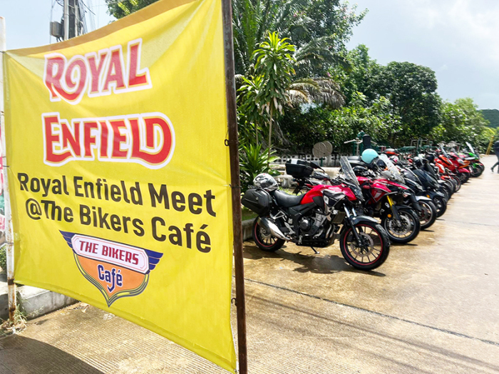 Am 26. Juni 2022 war die indische Motorradmarke Royal Enfield zu Gast im The Bikers Café Thailand. Fotos: Koller