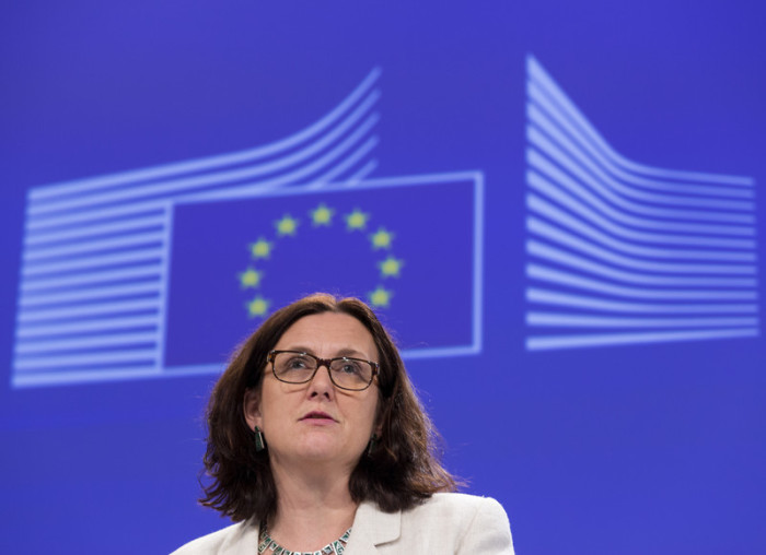  EU-Handelskommissarin Cecilia Malmström. Foto: epa/Thierry Monasse