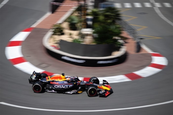 Max Verstappen, niederländischer Formel-1-Fahrer von Red Bull Racing, in Aktion. Foto: epa/Christian Bruna
