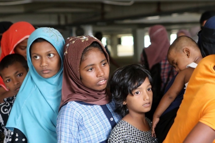 Rohingya Flüchtlingskinder in Banda Aceh. Foto: epa/Hotli Simanjuntak