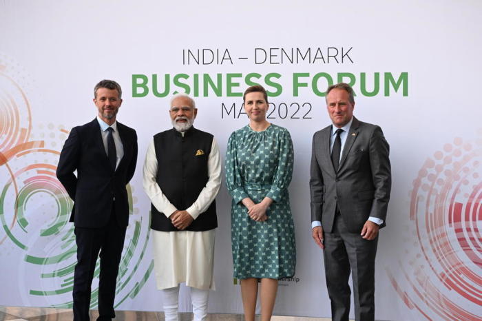 Indiens Premierminister besucht Dänemark. Foto: epa/Philip Davali