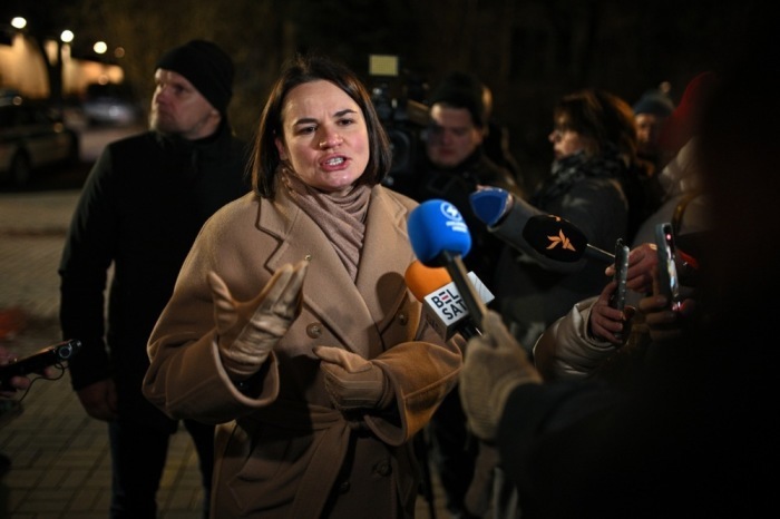 Die belarussische Oppositionsführerin und politische Aktivistin Swetlana Tichanowskaja. Foto: epa/Valdemar Doveiko