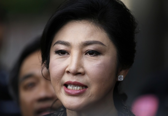 Yingluck Shinawatra bei einer Gerichtsanhörung zum Reissubventionsfall im August 2017 in Bangkok. Foto: epa/Rungroj Yongrit