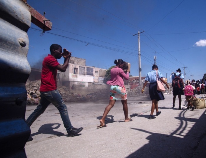 Neue Demonstrationen in der haitianischen Hauptstadt werden durch Gewalt ausgelöst. Foto: epa/Mentor David Lorens