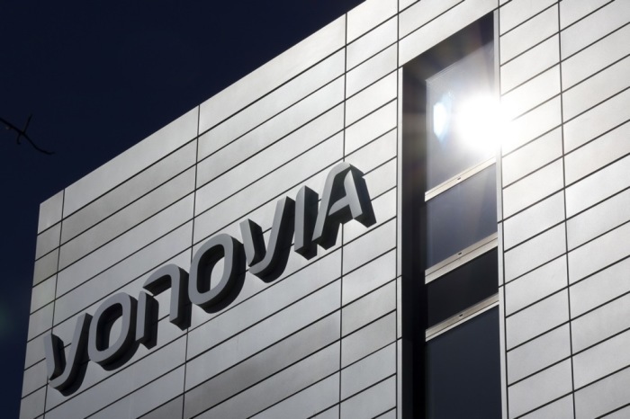 Blick auf die Firmenzentrale des deutschen Immobilienkonzerns Vonovia SE in Bochum vor der jährlichen Pressekonferenz. Foto: epa/Christopher Neundorf