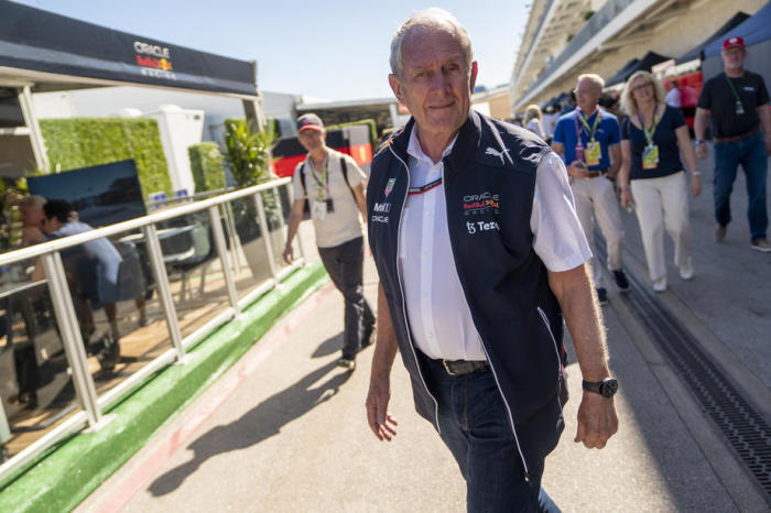 Der Red Bull Racing-Berater Helmut Marko in Austin. Foto: epa/Jshawn Thew