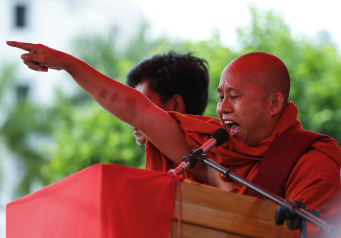  Ashin Wirathu. Foto: epa/Lynn Bo Bo