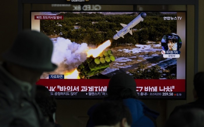 Reaktion aus Seoul nach dem Abschuss ballistischer Raketen durch Nordkorea in Richtung Ostmeer. Foto: epa/Jeon Heon-kyun